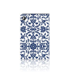 Samsung Galaxy Tab A8 2021/2022 Tablet Cover Flower Blue