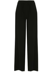 Co pantalon palazzo à taille haute - Noir