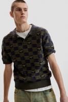 Tweekleurig poloshirt - BLUE - M