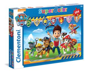 Clementoni legpuzzel Paw Patrol 104 stukjes 48,5 x 33,5 cm