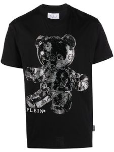 Philipp Plein t-shirt à imprimé ourson - Noir