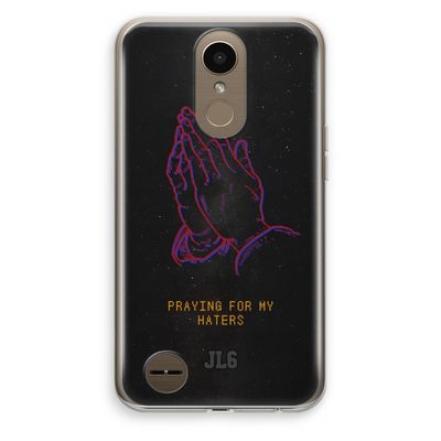 Praying For My Haters: LG K10 (2017) Transparant Hoesje