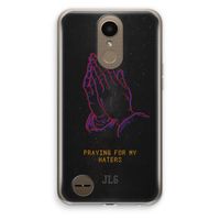 Praying For My Haters: LG K10 (2017) Transparant Hoesje Praying For My Haters: LG K10 (2017) Transparant Hoesje