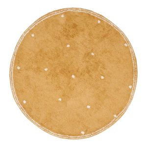 Little Dutch vloerkleed Pure Ochre Dot Maat