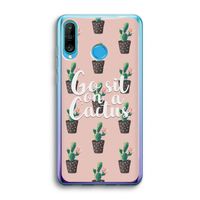Cactus quote: Huawei P30 Lite Transparant Hoesje