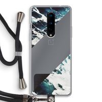 Golven: OnePlus 8 Transparant Hoesje met koord
