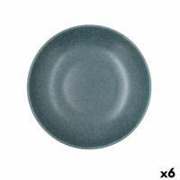 Diep bord Bidasoa Element Hydrozero Blauw Keramisch Ø 23 cm (6 Stuks) - thumbnail