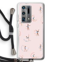 Dancing #3: Huawei P40 Pro Plus Transparant Hoesje met koord