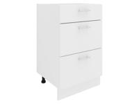 VCM Keukenkast of frontpaneel Esilo (keukenkast, Wit, 3 Schubladen)