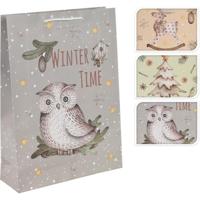 Knus Geschenktas winter 23cm, 24st.