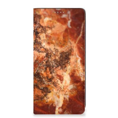 Samsung Galaxy A21s | Standcase | Marmer Bruin Samsung Galaxy A21s | Standcase | Marmer Bruin