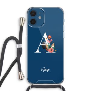 Pink Bouquet: iPhone 12 Transparant Hoesje met koord