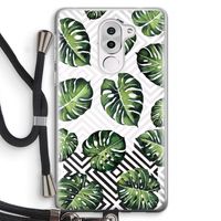 Geometrische jungle: Honor 6X Transparant Hoesje met koord