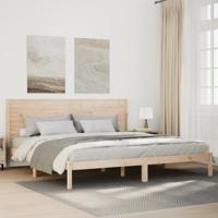 Bedframe extra lang zonder matras massief hout 180x220 cm