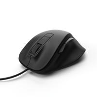 Hama optische muis met 6 knoppen mc-500 met kabel zwart - thumbnail