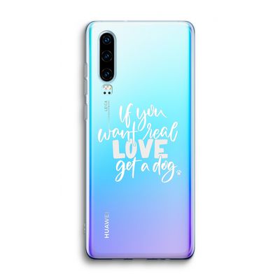 Partner in crime: Huawei P30 Transparant Hoesje