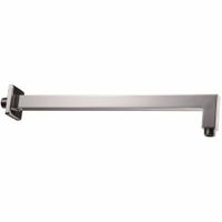 Wiesbaden luxe douche-arm vierkant muurbev.40 cm chroom