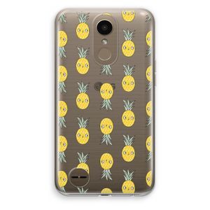 Ananas: LG K10 (2017) Transparant Hoesje