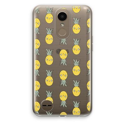 Ananas: LG K10 (2017) Transparant Hoesje