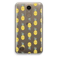 Ananas: LG K10 (2017) Transparant Hoesje