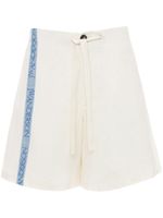 JW Anderson short ample à logo en intarsia - Tons neutres - thumbnail