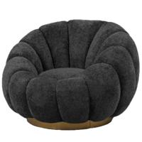 Daisy Fauteuil Antraciet met draaivoet