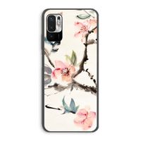Japanse bloemen: Xiaomi Redmi Note 10 5G Transparant Hoesje
