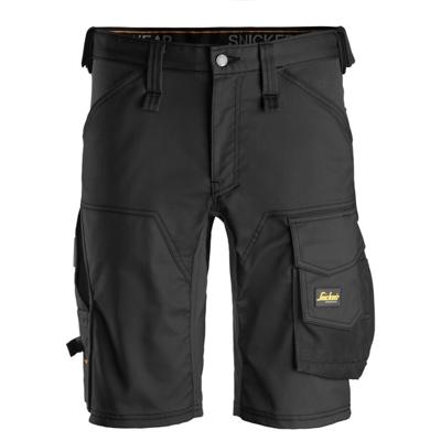 Snickers Workwear stretch korte broek - 6143 - zwart - maat 48