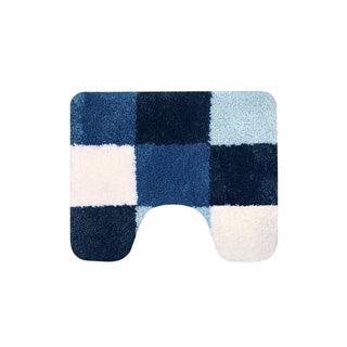 Dutch House brest toiletmat 60 x 50 cm blauw