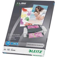 Leitz Lamineerfolie DIN A3 100 micron glanzend 100 stuk(s) - thumbnail