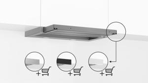 Bosch DFR067A52 Afzuigkap vlakscherm Grijs