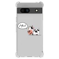 Google Pixel 7A Stevig | Bumper Hoesje | Cow