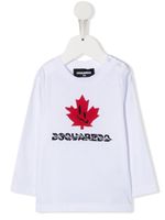 DSQUARED2 KIDS t-shirt à logo imprimé - Blanc - thumbnail