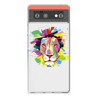 Google Pixel 6 Telefoonhoesje met Naam Lion Color