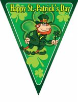 Vlaggenlijn St.Patricks Day 5m 10 vlaggen
