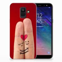 Samsung Galaxy A6 (2018) | Sillicone Back Cover | Liefde - Origineel Romantisch Cadeau