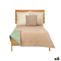 Omkeerbare sprei Gift Decor 3523 3523 Groen Beige 240 x 260 cm 260 x 0,3 x 240 cm (6 Stuks)