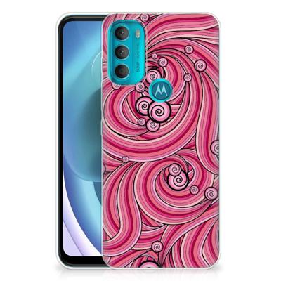 Motorola Moto G71 5G | Hoesje maken | Swirl Pink