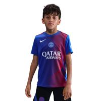 Nike Paris Saint-Germain Pre-Match Trainingsshirt 2025-2026 Kids Blauw Rood Wit