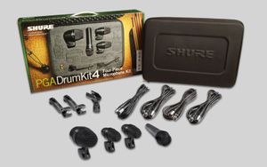 Shure PGA DRUMKIT4 Zwart Microfoon voor podiumpresentaties