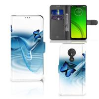 Motorola Moto G7 Power | Telefoonhoesje | Met pasjeshouder | Vlinders
