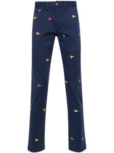 Polo Ralph Lauren pantalon à logo brodé - Bleu