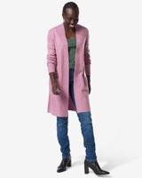 HEMA Damesvest Lana fijngebreid paars (paars)