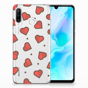 Huawei P30 Lite TPU bumper Hearts