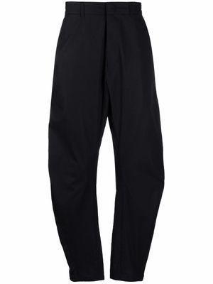Tom Wood pantalon à coupe carotte - Noir