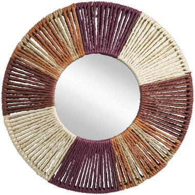 Spiegel Fes - multikleur - Ø40 cm - Leen Bakker