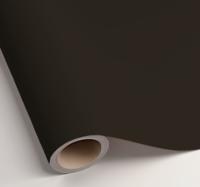 Mat donkerbruin vinyl stickervel kleuren