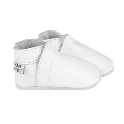 Baby Dutch babyslofjes effen wit-L