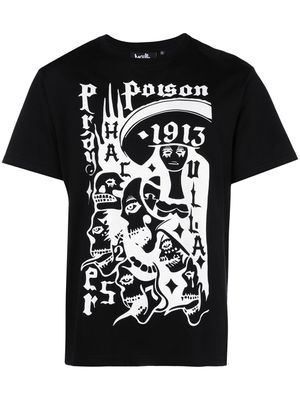 Haculla t-shirt Poison à imprimé graphique - Noir