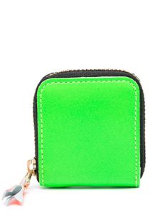 Comme Des Garçons Wallet portefeuille Super Fluo Group en cuir - Vert